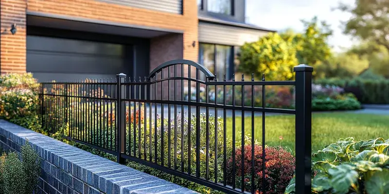 Polnische Metallzäune