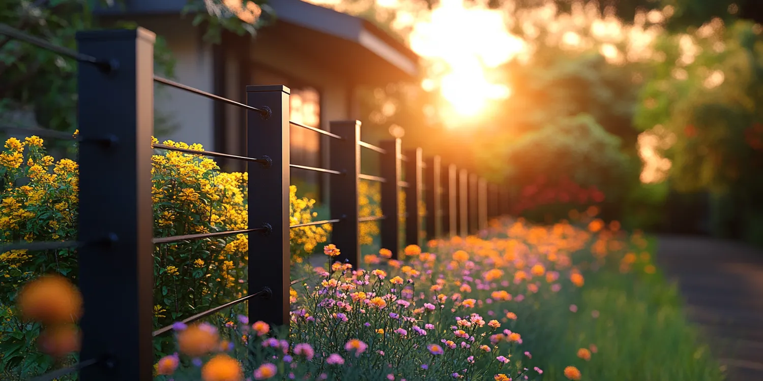 Metallzäune aus Polen mit montage