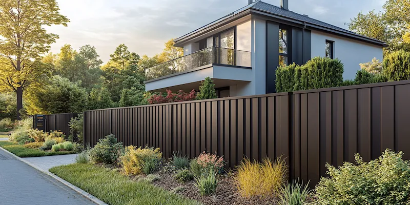 Polnische Metallzaune