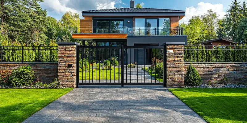 Zaunelemente aus Polen